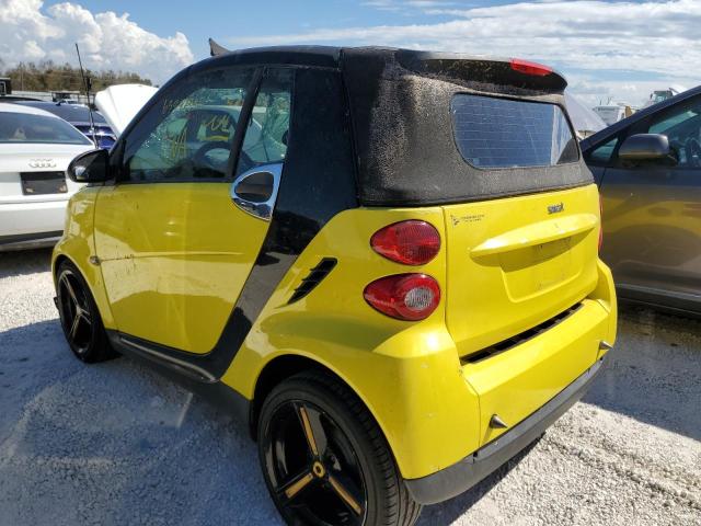 WMEEK31X68K149155 - 2008 SMART FORTWO PAS 黄色 照片 3