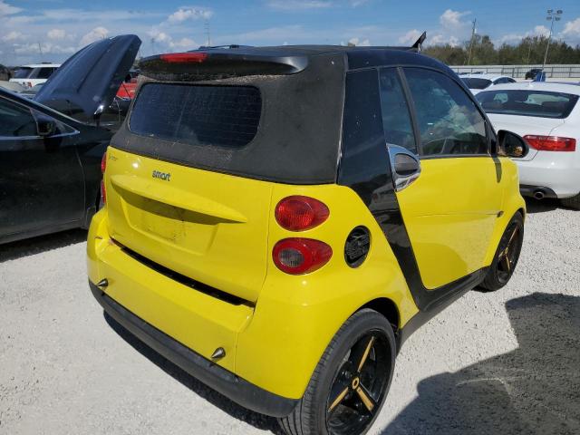 WMEEK31X68K149155 - 2008 SMART FORTWO PAS 黄色 照片 4