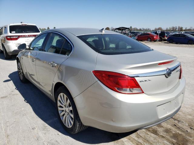 W04GN5EC6B1022625 - 2011 BUICK REGAL GOLD photo 3