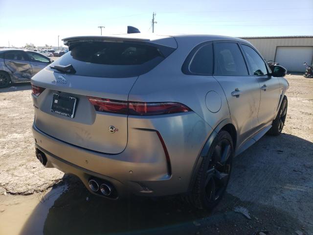 SADCZ2EE8MA684531 - 2021 JAGUAR F-PACE SVR SILVER photo 4