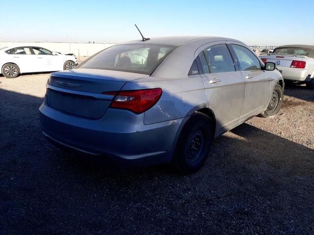 1C3CCBAG1DN724241 - 2013 CHRYSLER 200 LX SILVER photo 4