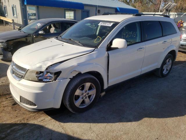 3D4PH1FG5BT518888 - 2011 DODGE JOURNEY MA WHITE photo 2