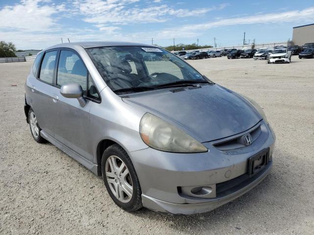 JHMGD37617S039143 - 2007 HONDA FIT S SILVER photo 1