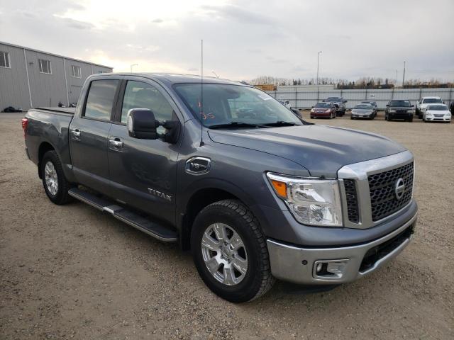 1N6AA1E5XHN534582 - 2017 NISSAN TITAN SV GRAY photo 1