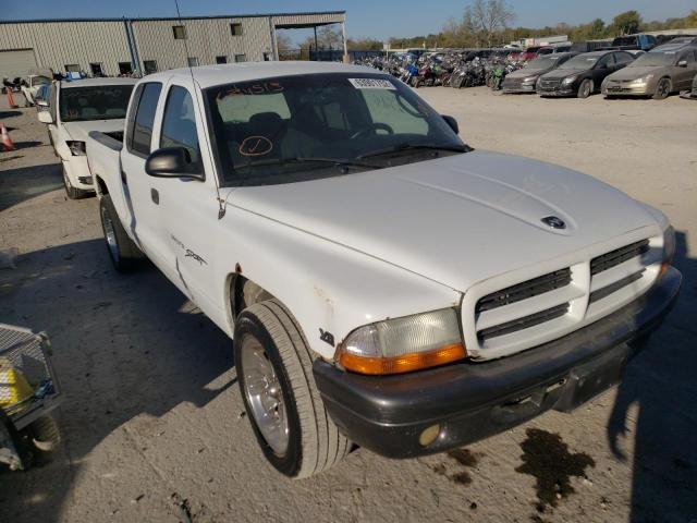 1B7GL2AN3YS634513 - 2000 DODGE DAKOTA QUA WHITE photo 1