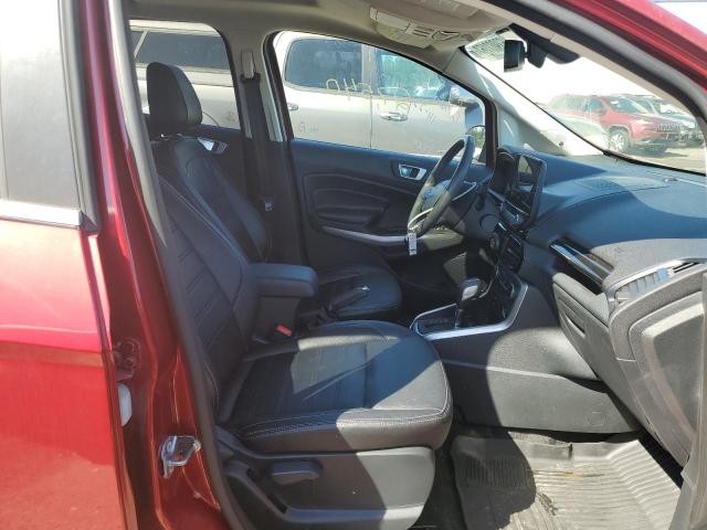 MAJ6P1WL1JC162125 - 2018 FORD ECOSPORT T MAROON photo 5