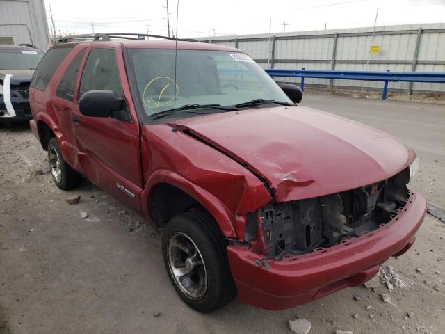 1GNCS18X94K159289 - 2004 CHEVROLET BLAZER BURGUNDY photo 1