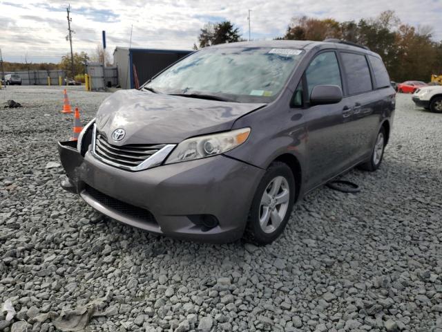 5TDKK3DC3BS118245 - 2011 TOYOTA SIENNA LE GRAY photo 2