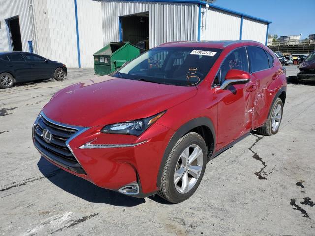 JTJYARBZ5H2051457 - 2017 LEXUS NX 200T BA RED photo 2