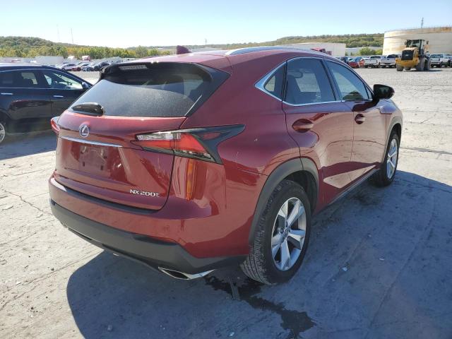 JTJYARBZ5H2051457 - 2017 LEXUS NX 200T BA RED photo 4