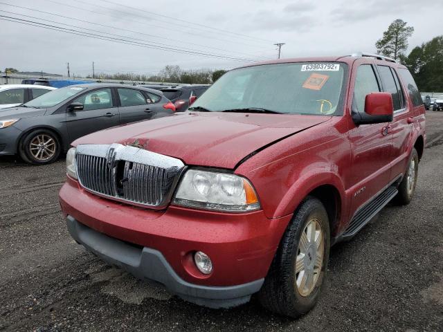 5LMEU68H25ZJ16528 - 2005 LINCOLN AVIATOR 勃艮第红 照片 2