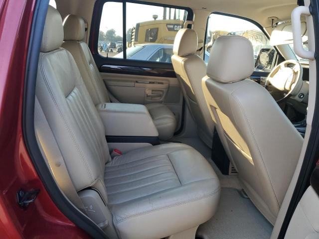 5LMEU68H25ZJ16528 - 2005 LINCOLN AVIATOR 勃艮第红 照片 6