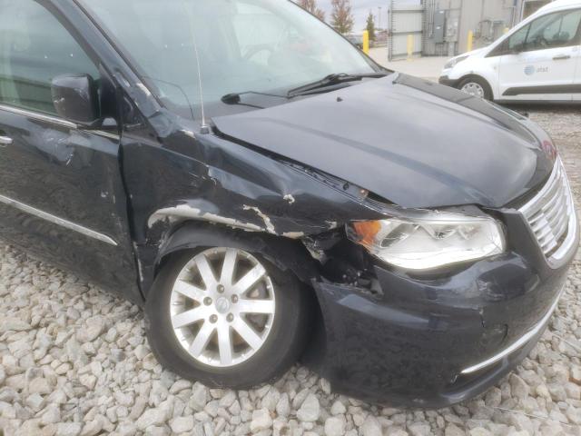 2C4RC1BG3ER420069 - 2014 CHRYSLER TOWN & COU GRAY photo 9