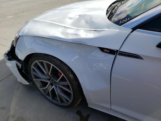 WAUY4GF59MN002175 - 2021 AUDI S5 PRESTIG WHITE photo 10