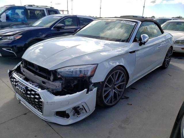 WAUY4GF59MN002175 - 2021 AUDI S5 PRESTIG WHITE photo 2