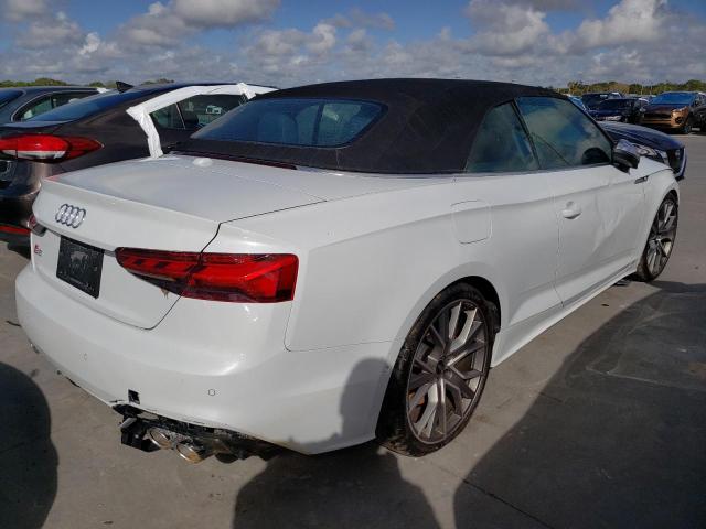 WAUY4GF59MN002175 - 2021 AUDI S5 PRESTIG WHITE photo 4