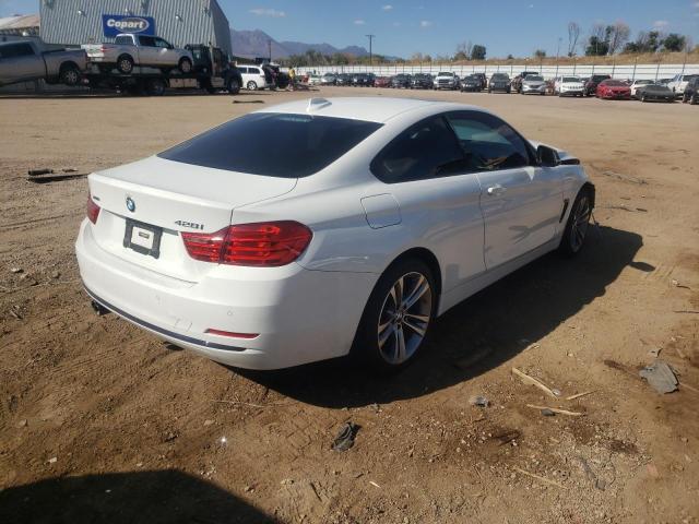 WBA3N9C5XFK246557 - 2015 BMW 428 XI WHITE photo 4