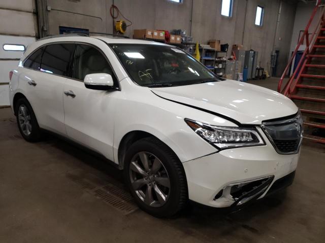 5FRYD4H88EB021226 - 2014 ACURA MDX ADVANC თეთრი ფოტო 1