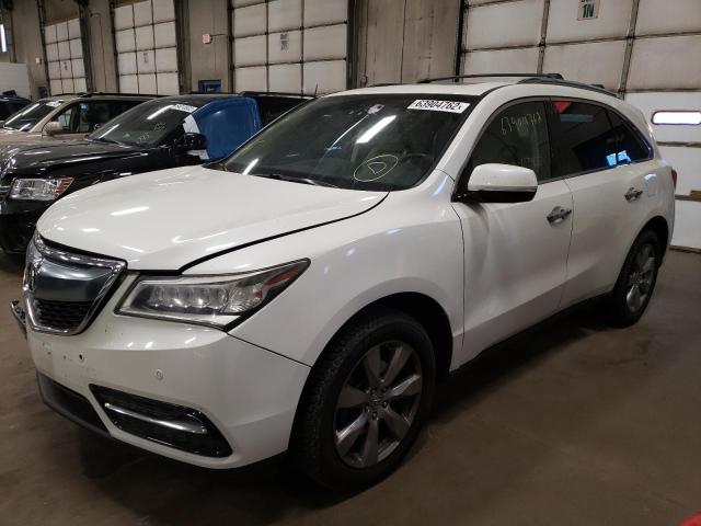 5FRYD4H88EB021226 - 2014 ACURA MDX ADVANC თეთრი ფოტო 2