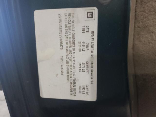 2G1WL52M3V9166470 - 1997 CHEVROLET LUMINA BAS 绿色 照片 10