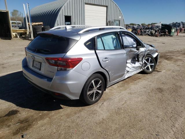 4S3GTAD68M3705840 - 2021 SUBARU IMPREZA PR SILVER photo 4