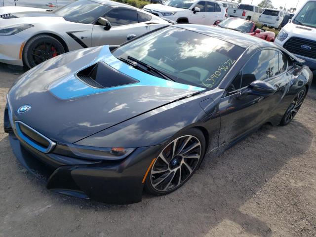 WBY2Z2C59FV391368 - 2015 BMW I8 GRAY photo 2