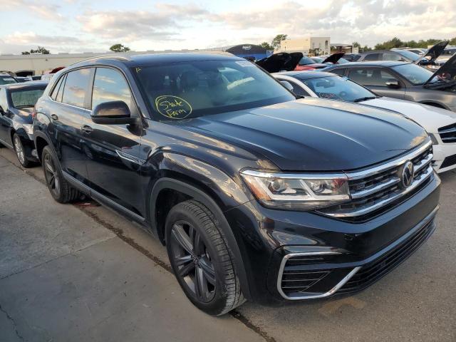 1V2PE2CA7MC225700 - 2021 VOLKSWAGEN ATLAS CROS Черный фото 1