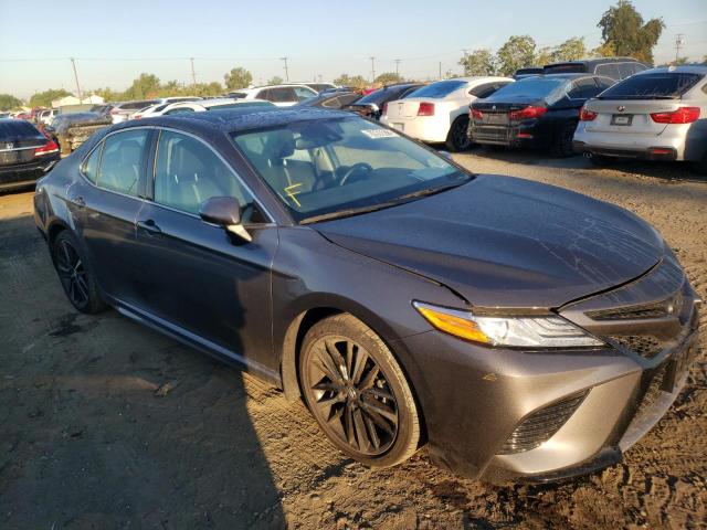 4T1KZ1AK2LU036916 - 2020 TOYOTA CAMRY TRD GRAY photo 1