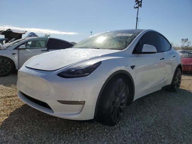 7SAYGDEF9NF372760 - 2022 TESLA MODEL Y WHITE photo 2