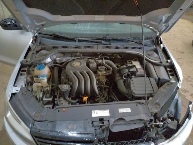 3VW2K7AJXCM356280 - 2012 VOLKSWAGEN JETTA BASE SILVER photo 7