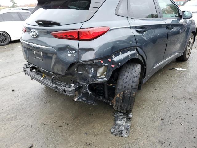 KM8K5CA59KU377987 - 2019 HYUNDAI KONA GRAY photo 9