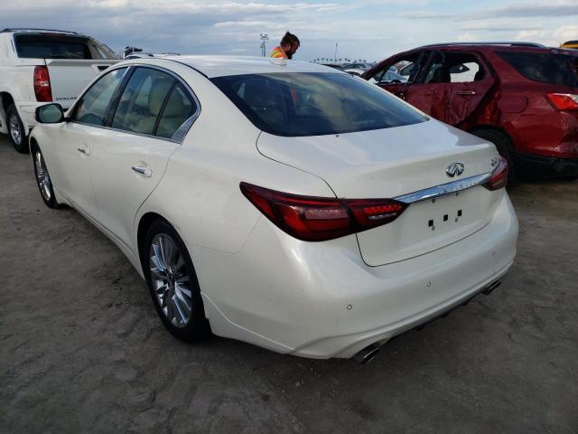 JN1EV7BP1MM704039 - 2021 INFINITI Q50 LUXE WHITE photo 3