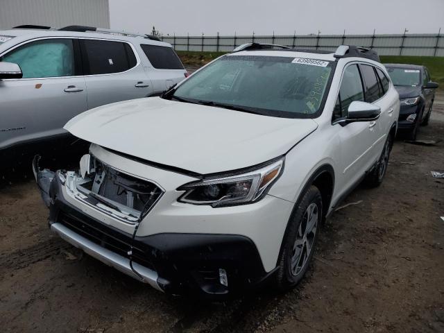 4S4BTGPD0N3281591 - 2022 SUBARU OUTBACK TO WHITE photo 2