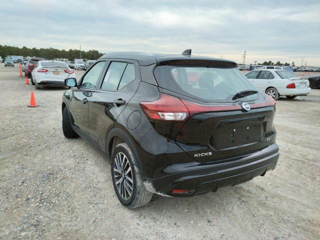 3N1CP5CV4ML466152 - 2021 NISSAN KICKS SV BLACK photo 3