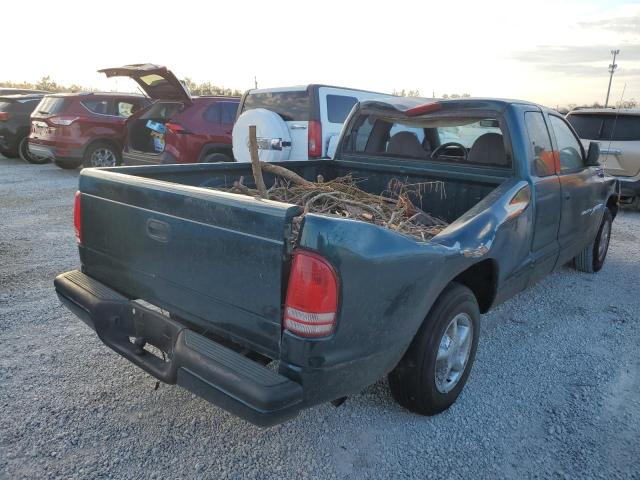 1B7GL23XXVS264297 - 1997 DODGE DAKOTA GREEN photo 4