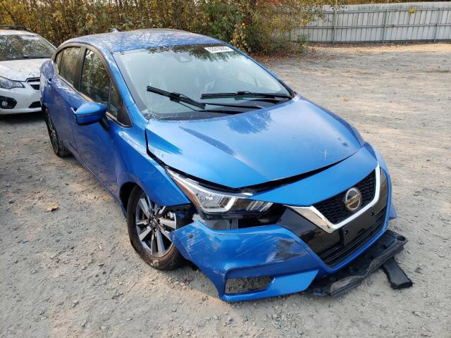 3N1CN8EV3LL815076 - 2020 NISSAN VERSA SV BLUE photo 1