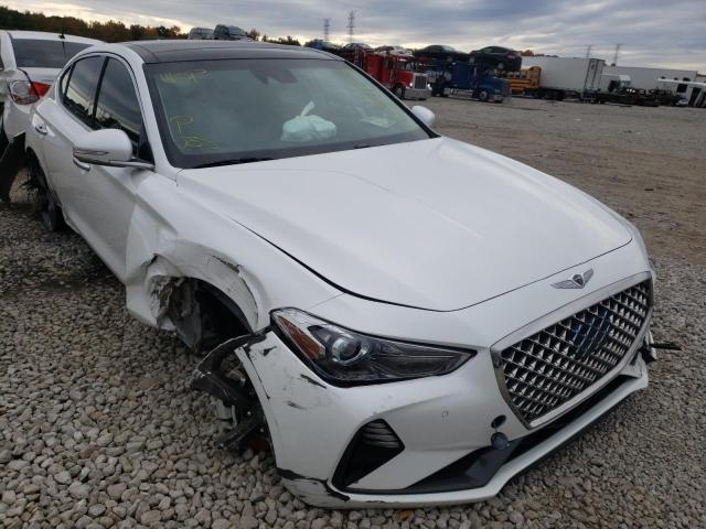 KMTG34LA6LU060252 - 2020 GENESIS G70 ELITE WHITE photo 1