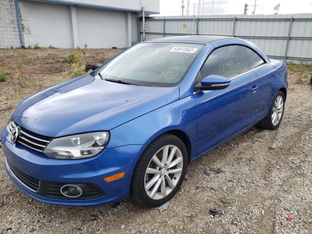 WVWBW7AH7CV001271 - 2012 VOLKSWAGEN EOS KOMFOR 蓝色 照片 2