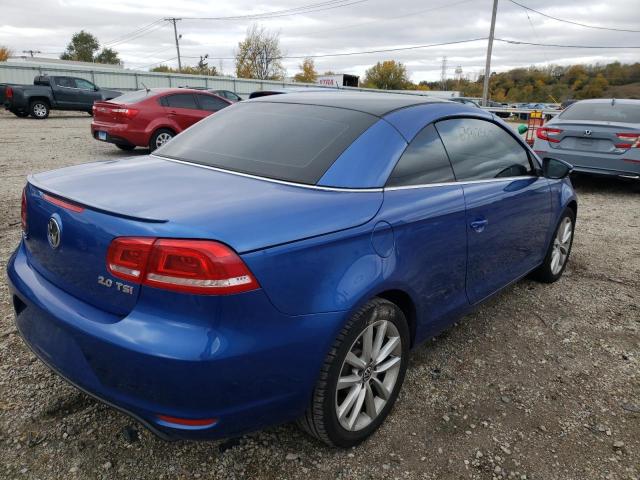 WVWBW7AH7CV001271 - 2012 VOLKSWAGEN EOS KOMFOR 蓝色 照片 4