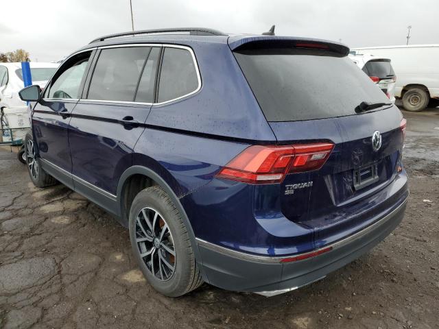 3VV2B7AX2MM058848 - 2021 VOLKSWAGEN TIGUAN SE BLUE photo 3