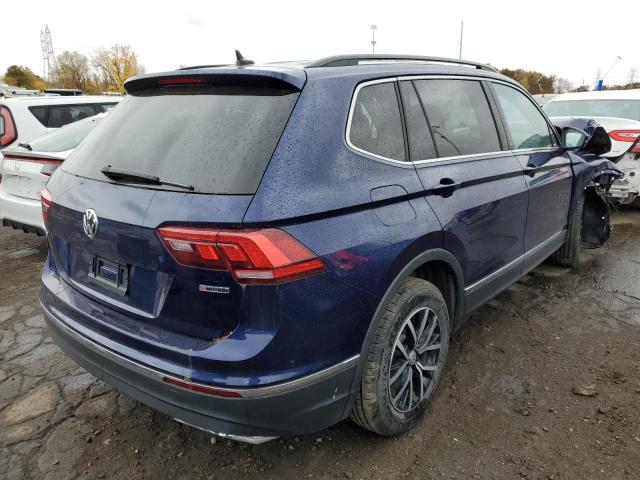 3VV2B7AX2MM058848 - 2021 VOLKSWAGEN TIGUAN SE BLUE photo 4