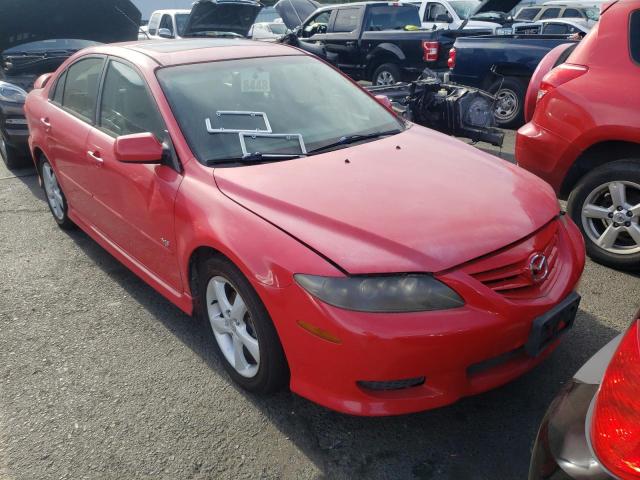 1YVHP84D555M07472 - 2005 MAZDA MAZDA6 RED photo 1