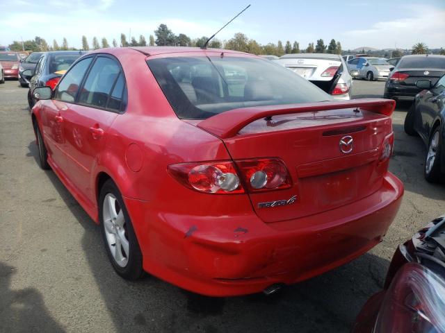 1YVHP84D555M07472 - 2005 MAZDA MAZDA6 RED photo 3