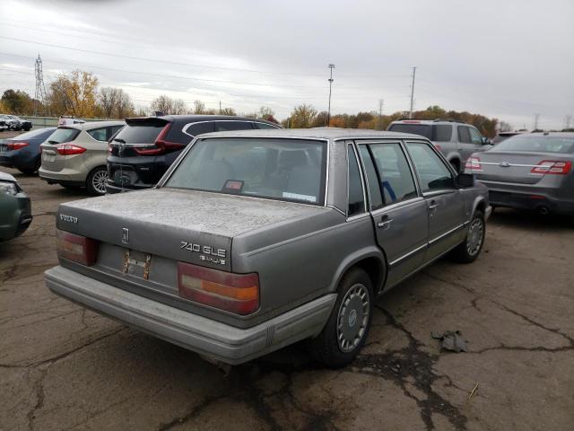 YV1FA8944L2481417 - 1990 VOLVO 740 GLE SILVER photo 4