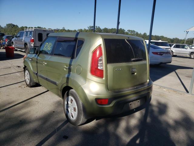 KNDJT2A52D7534096 - 2013 KIA SOUL GREEN photo 3