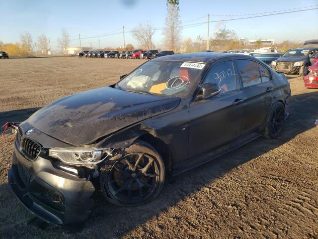WBA3B9C56EP458088 - 2014 BMW 335 XI BLACK photo 2
