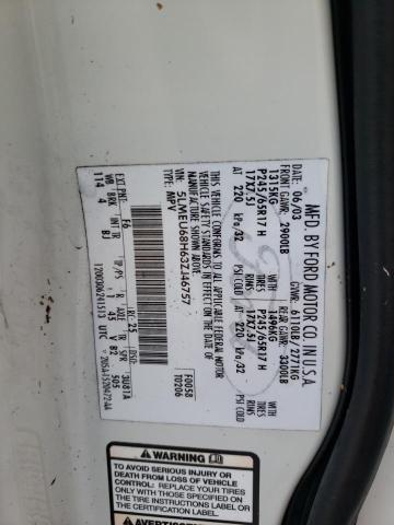 5LMEU68H63ZJ46757 - 2003 LINCOLN AVIATOR 白色 照片 10