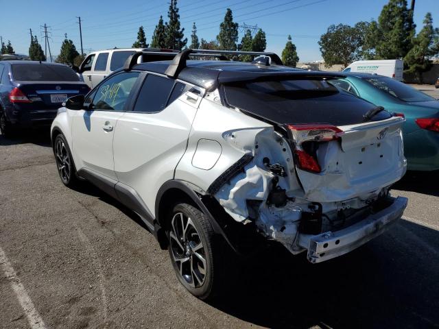 JTNKHMBX4K1049777 - 2019 TOYOTA C-HR XLE WHITE photo 3