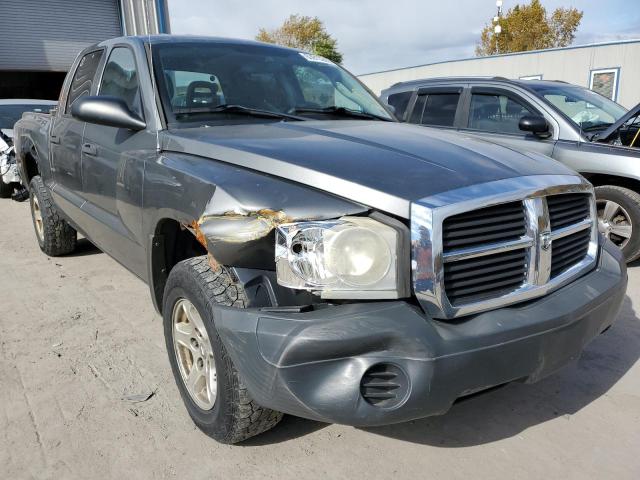 1D7HW28K46S526492 - 2006 DODGE DAKOTA QUA GRAY photo 1