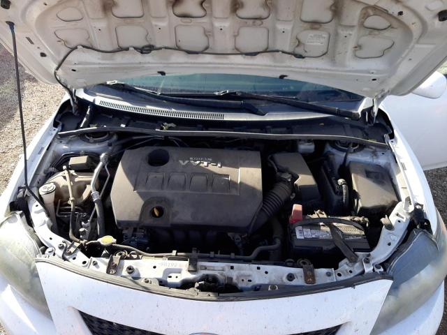 2T1BU4EEXAC466910 - 2010 TOYOTA CORROLLA WHITE photo 7